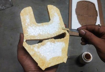 超简单!用混凝土打造专属钢铁侠头盔墙面装饰DIY教程-第17张图片-趣作屋 超简单!用混凝土打造专属钢铁侠头盔墙面装饰DIY教程-第17张图片-趣作屋