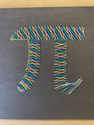 创意手工教程：在纸上刺绣圆周率π的DIY方法-第22张图片-趣作屋