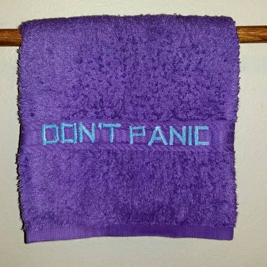 手工刺绣毛巾教程:低成本制作‘别慌’毛巾-第1张图片-趣作屋 手工刺绣毛巾教程:低成本制作‘别慌’毛巾-第1张图片-趣作屋