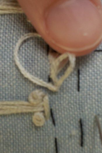 手工刺绣入门教程：掌握回针绣、茎状绣与缎面绣技巧-第4张图片-趣作屋