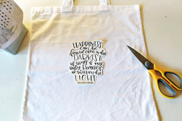 DIY哈利波特主题环保棉布购物袋教程-第5张图片-趣作屋