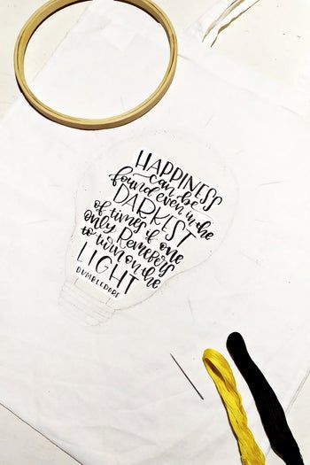 DIY哈利波特主题环保棉布购物袋教程-第13张图片-趣作屋