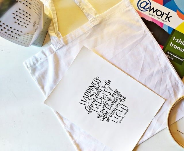 DIY哈利波特主题环保棉布购物袋教程-第4张图片-趣作屋