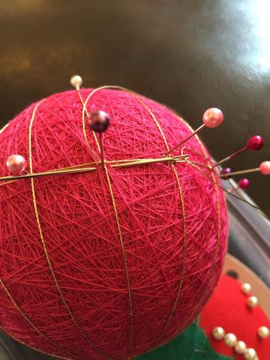 传统菊花样团子球手工制作教程-第16张图片-趣作屋