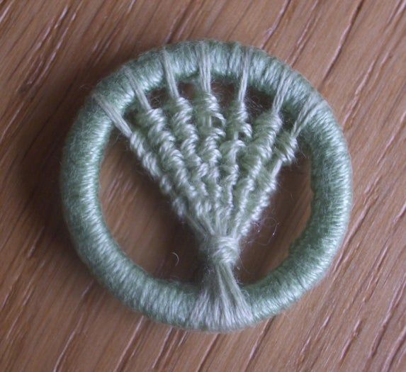 手工制作多塞特花束纽扣胸针教程-第16张图片-趣作屋