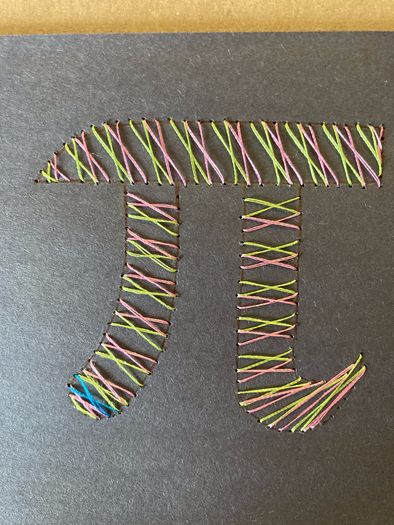 创意手工教程：在纸上刺绣圆周率π的DIY方法-第19张图片-趣作屋