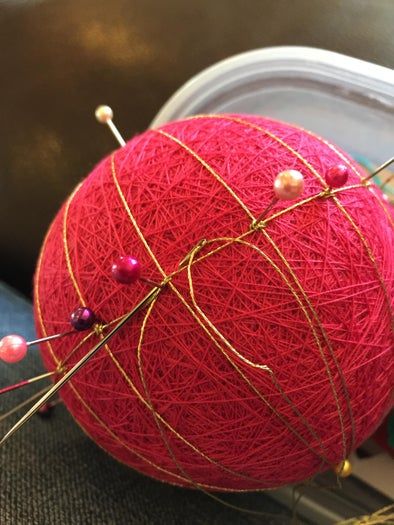 传统菊花样团子球手工制作教程-第17张图片-趣作屋