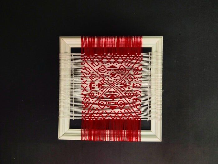 低成本羊毛网格图案手工制作教程-第25张图片-趣作屋