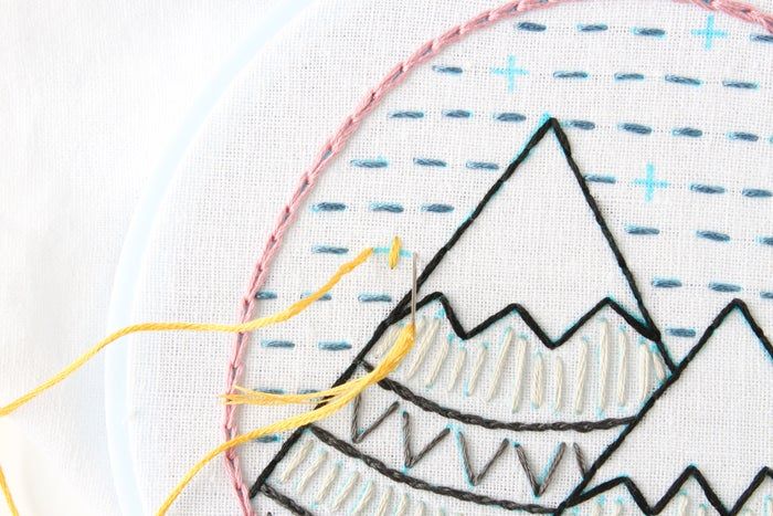 免费山景刺绣针法教程:掌握8种基础刺绣技巧-第55张图片-趣作屋 免费山景刺绣针法教程:掌握8种基础刺绣技巧-第55张图片-趣作屋