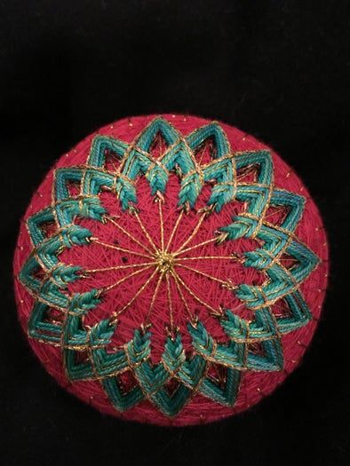 传统菊花样团子球手工制作教程-第3张图片-趣作屋