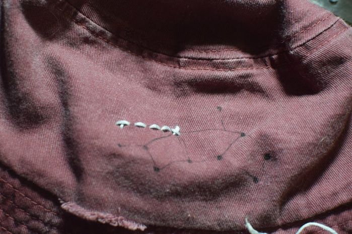 DIY渔夫帽星座刺绣教程-第10张图片-趣作屋