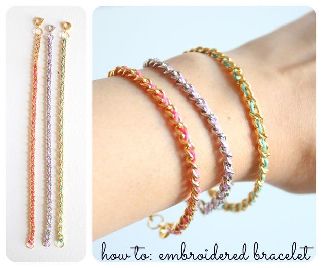 DIY彩饰链条手链制作教程-第1张图片-趣作屋 DIY彩饰链条手链制作教程-第1张图片-趣作屋