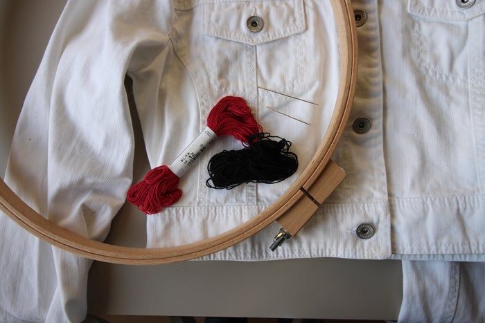 DIY牛仔夹克Sashiko刺绣教程:从零开始的创意手工改造-第4张图片-趣作屋 DIY牛仔夹克Sashiko刺绣教程:从零开始的创意手工改造-第4张图片-趣作屋