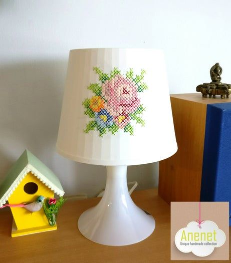 低成本手工刺绣台灯DIY教程-第1张图片-趣作屋 低成本手工刺绣台灯DIY教程-第1张图片-趣作屋