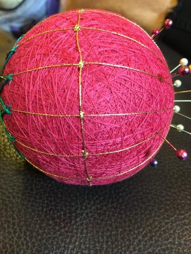 传统菊花样团子球手工制作教程-第30张图片-趣作屋