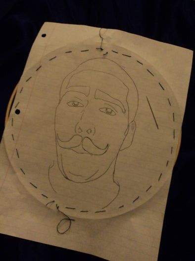 手工刺绣肖像教程：低成本制作个性化圣诞礼物-第8张图片-趣作屋