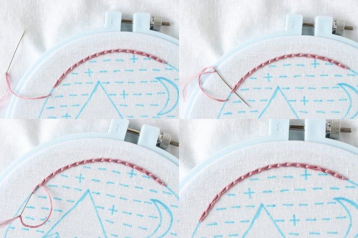 免费山景刺绣针法教程:掌握8种基础刺绣技巧-第14张图片-趣作屋 免费山景刺绣针法教程:掌握8种基础刺绣技巧-第14张图片-趣作屋
