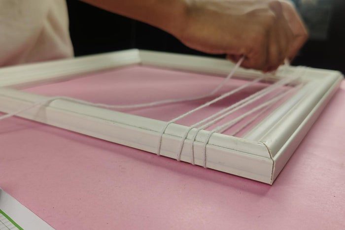 低成本羊毛网格图案手工制作教程-第9张图片-趣作屋