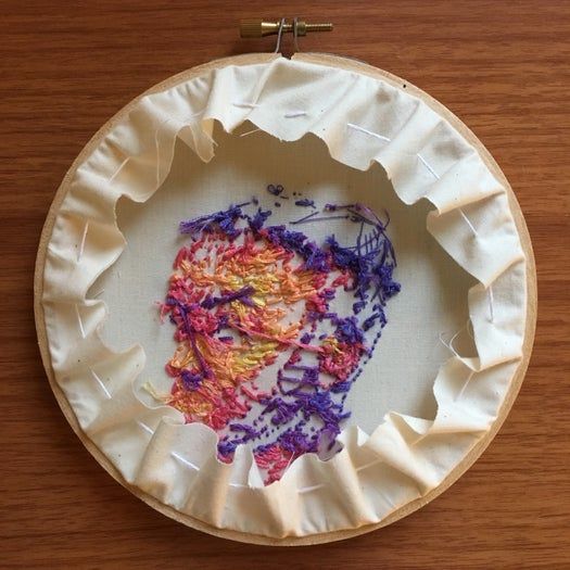 零基础也能DIY线描风格刺绣肖像教程-第18张图片-趣作屋