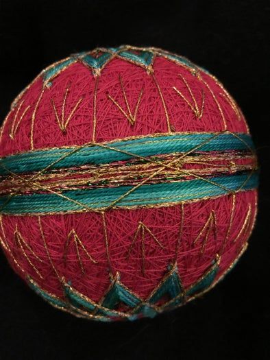 传统菊花样团子球手工制作教程-第33张图片-趣作屋