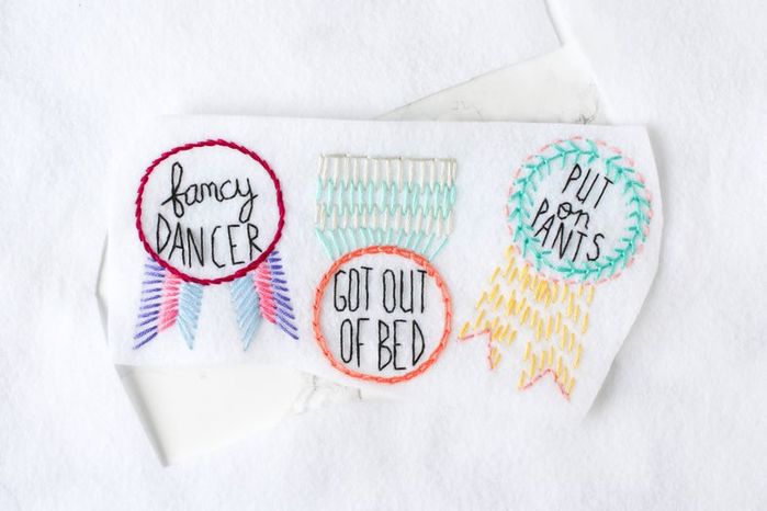 手工刺绣奖章贴片制作指南-第16张图片-趣作屋