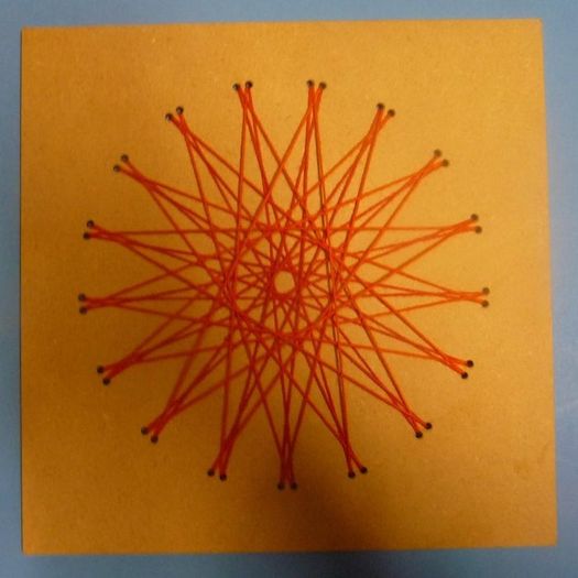 DIY弦艺术螺旋图案制作教程-第6张图片-趣作屋