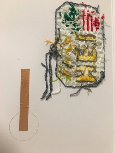 融合传统与科技：DIY会发光的十字绣卡片教程-第11张图片-趣作屋