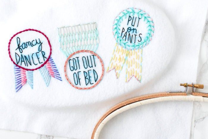 手工刺绣奖章贴片制作指南-第12张图片-趣作屋