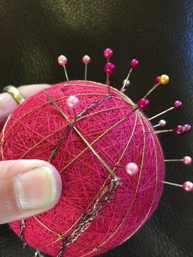 传统菊花样团子球手工制作教程-第27张图片-趣作屋