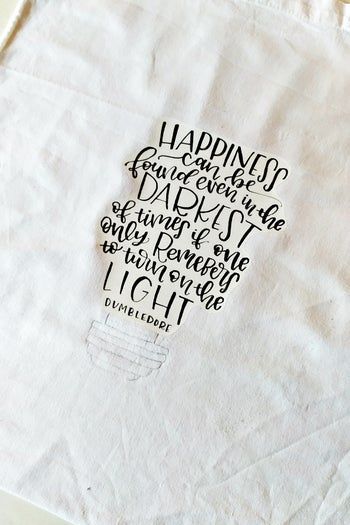 DIY哈利波特主题环保棉布购物袋教程-第9张图片-趣作屋