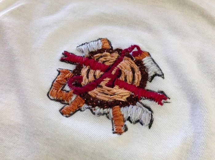 手工刺绣社交媒体标志补丁教程-第21张图片-趣作屋