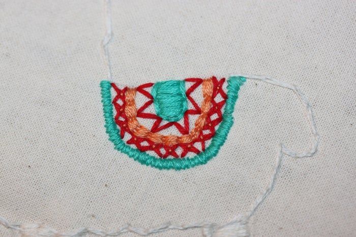 手工刺绣羊驼教程:从毛衣改造到创意手提包装饰-第9张图片-趣作屋 手工刺绣羊驼教程:从毛衣改造到创意手提包装饰-第9张图片-趣作屋