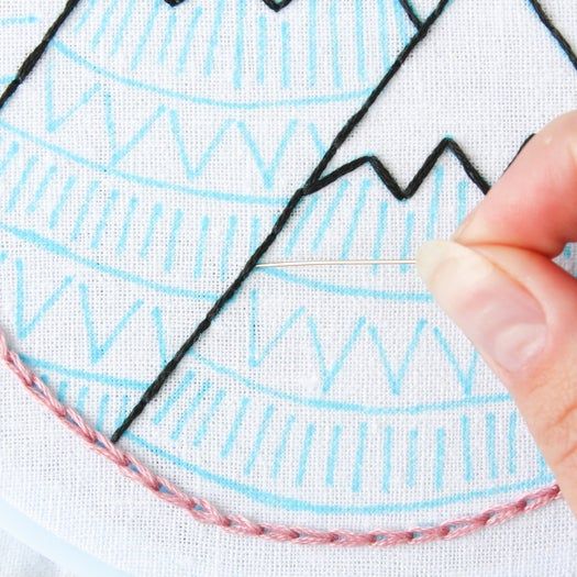 免费山景刺绣针法教程:掌握8种基础刺绣技巧-第36张图片-趣作屋 免费山景刺绣针法教程:掌握8种基础刺绣技巧-第36张图片-趣作屋