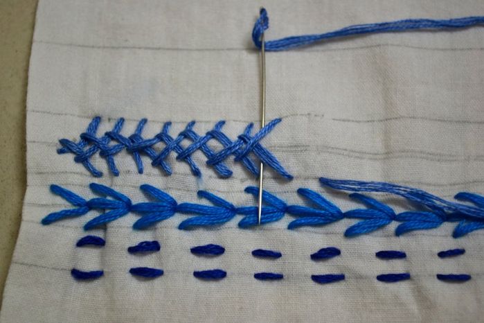 用刺绣线碎片制作多彩棉质围巾的详细教程-第11张图片-趣作屋