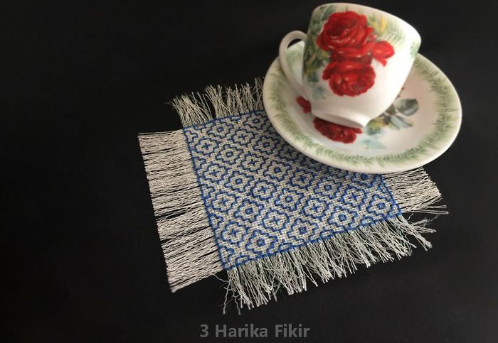 手工刺绣杯垫制作教程-第1张图片-趣作屋