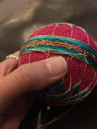 传统菊花样团子球手工制作教程-第32张图片-趣作屋