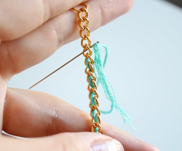 DIY彩饰链条手链制作教程-第6张图片-趣作屋 DIY彩饰链条手链制作教程-第6张图片-趣作屋