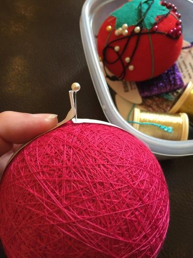 传统菊花样团子球手工制作教程-第14张图片-趣作屋