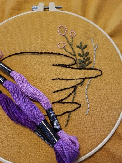 初学者刺绣教程:手把手教你制作精美墙饰刺绣作品-第10张图片-趣作屋 初学者刺绣教程:手把手教你制作精美墙饰刺绣作品-第10张图片-趣作屋