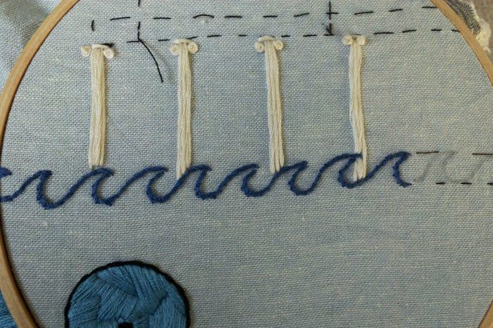 手工刺绣入门教程：掌握回针绣、茎状绣与缎面绣技巧-第11张图片-趣作屋