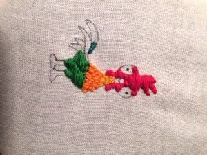 《海洋奇缘》Hei Hei刺绣贴片DIY教程-第22张图片-趣作屋