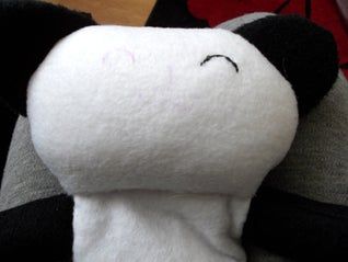 手工制作熊猫加热枕教程:简单步骤打造温暖玩具与暖手宝-第24张图片-趣作屋