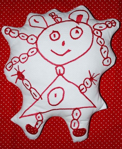 手工制作儿童画作毛绒枕头教程-第9张图片-趣作屋 手工制作儿童画作毛绒枕头教程-第9张图片-趣作屋