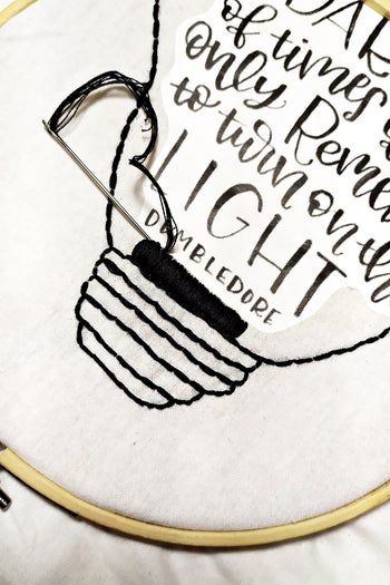 DIY哈利波特主题环保棉布购物袋教程-第18张图片-趣作屋