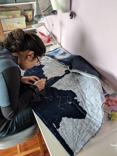 DIY星座被子制作教程：记录宝宝出生时刻的璀璨星空-第13张图片-趣作屋