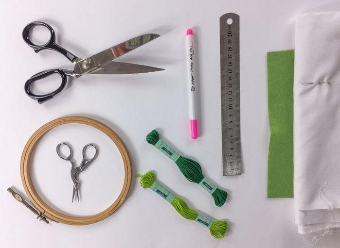 负空间刺绣励志名言DIY教程-第2张图片-趣作屋