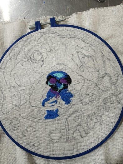 零基础刺绣教程:如何用彩色线制作比格犬肖像-第8张图片-趣作屋 零基础刺绣教程:如何用彩色线制作比格犬肖像-第8张图片-趣作屋