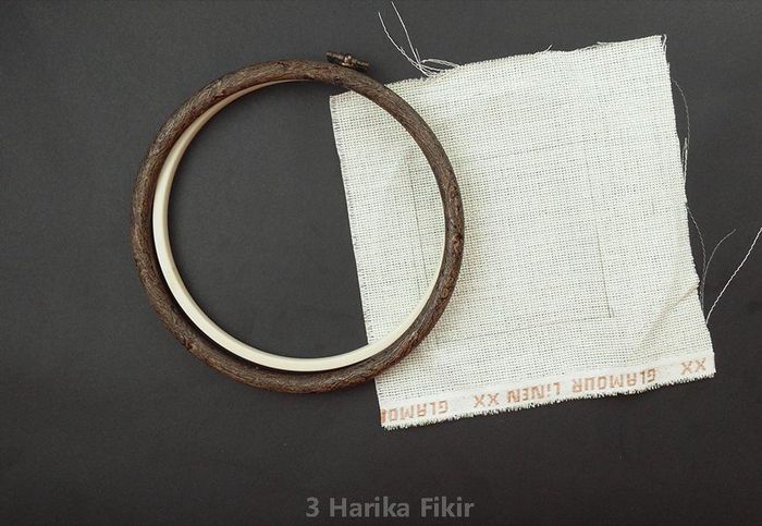 手工刺绣杯垫制作教程-第2张图片-趣作屋