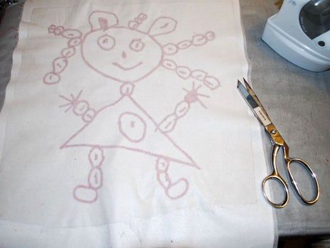 手工制作儿童画作毛绒枕头教程-第7张图片-趣作屋 手工制作儿童画作毛绒枕头教程-第7张图片-趣作屋