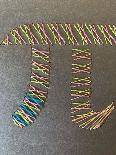 创意手工教程：在纸上刺绣圆周率π的DIY方法-第20张图片-趣作屋